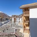 Batiment B deuxième étage vue balcon